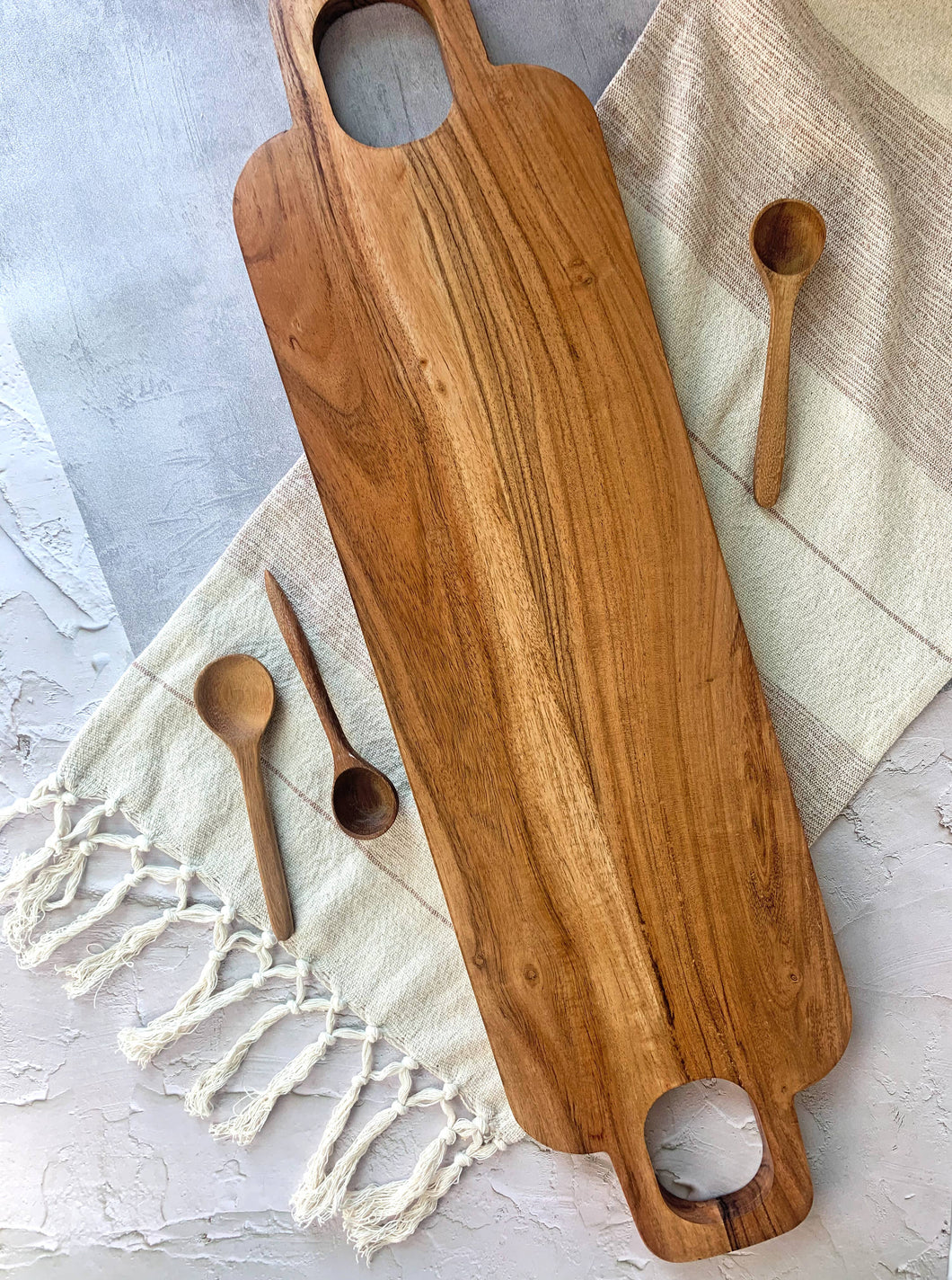 Serving Board Double Handle Large