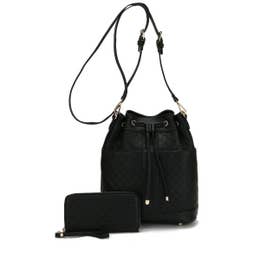 MKF Collection Rossi Bucket Crossbody/ Backpack with Wallet