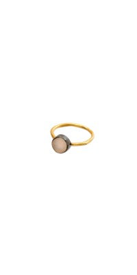 Stone/Gold Ring, Druzy